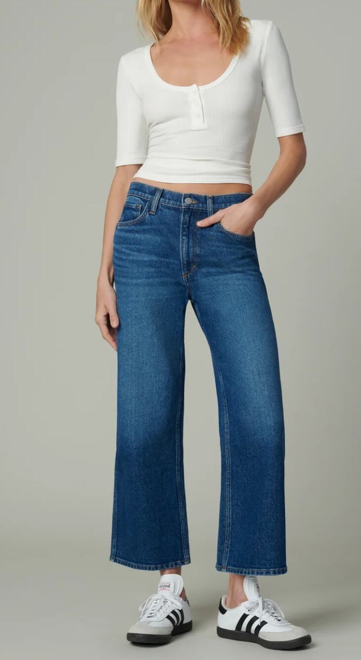 NWT Joe's Jeans The Blake High Rise Wide Leg Crop 27